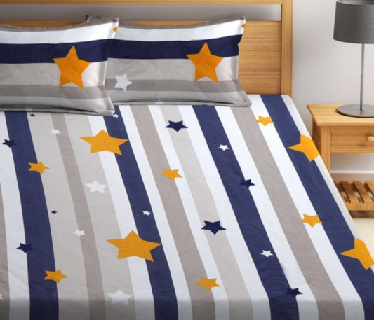 Starry Nights- Elastic Fitted Bedsheet (B1G1)