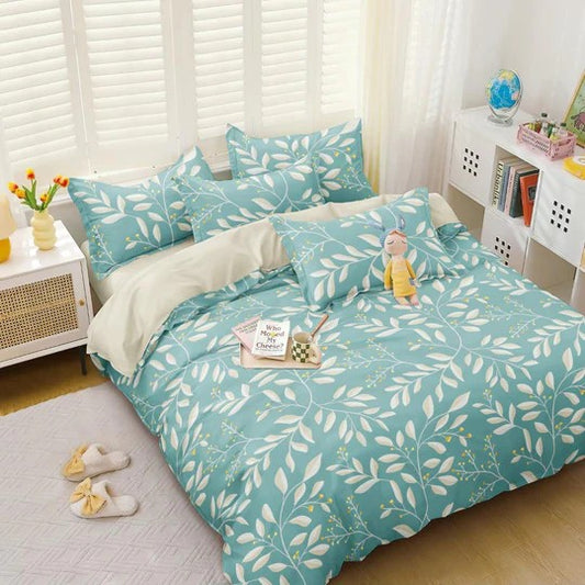 Teal Vines- Flat Bedsheet (B1G1)