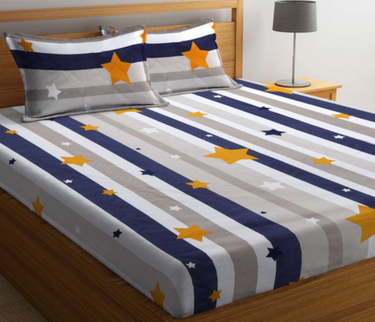 Starry Nights- Elastic Fitted Bedsheet (B1G1)