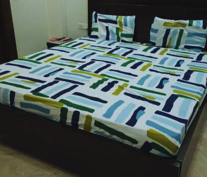 Urban Strokes- Elastic Fitted Bedsheet (B1G1)
