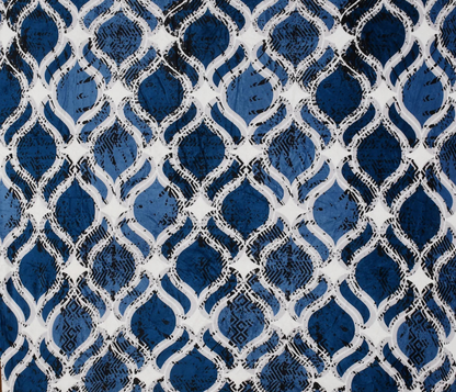 Midnight Blue- Winter Elastic Fitted Bedsheet