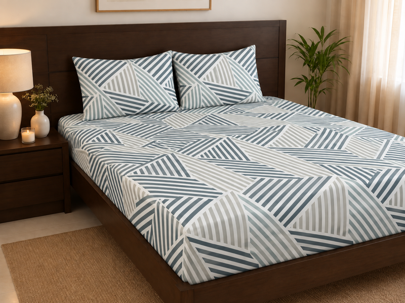 Prism Stripes- Flat Bedsheet