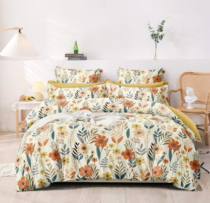 Autumn Bloom- Flat Bedsheet