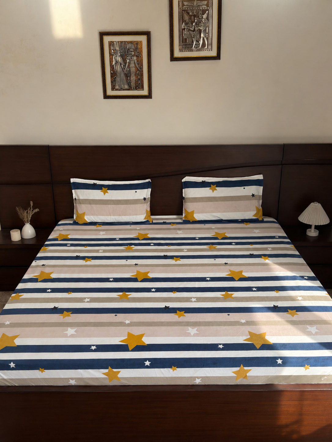 Starry Nights- Elastic Fitted Bedsheet (B1G1)