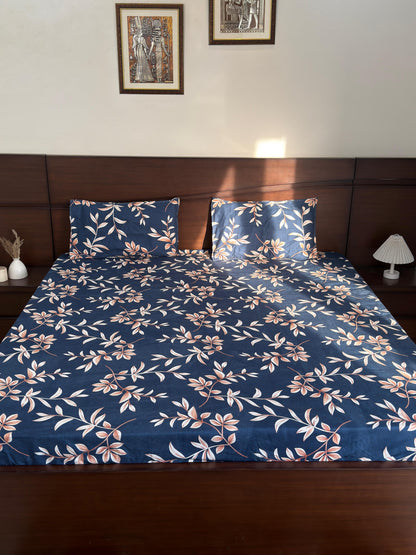 Twilight Bloom- Elastic Fitted Bedsheet (B1G1)