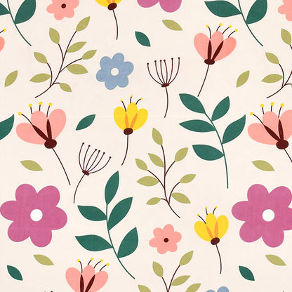 Spring Flowers- Elastic Fitted Bedsheet