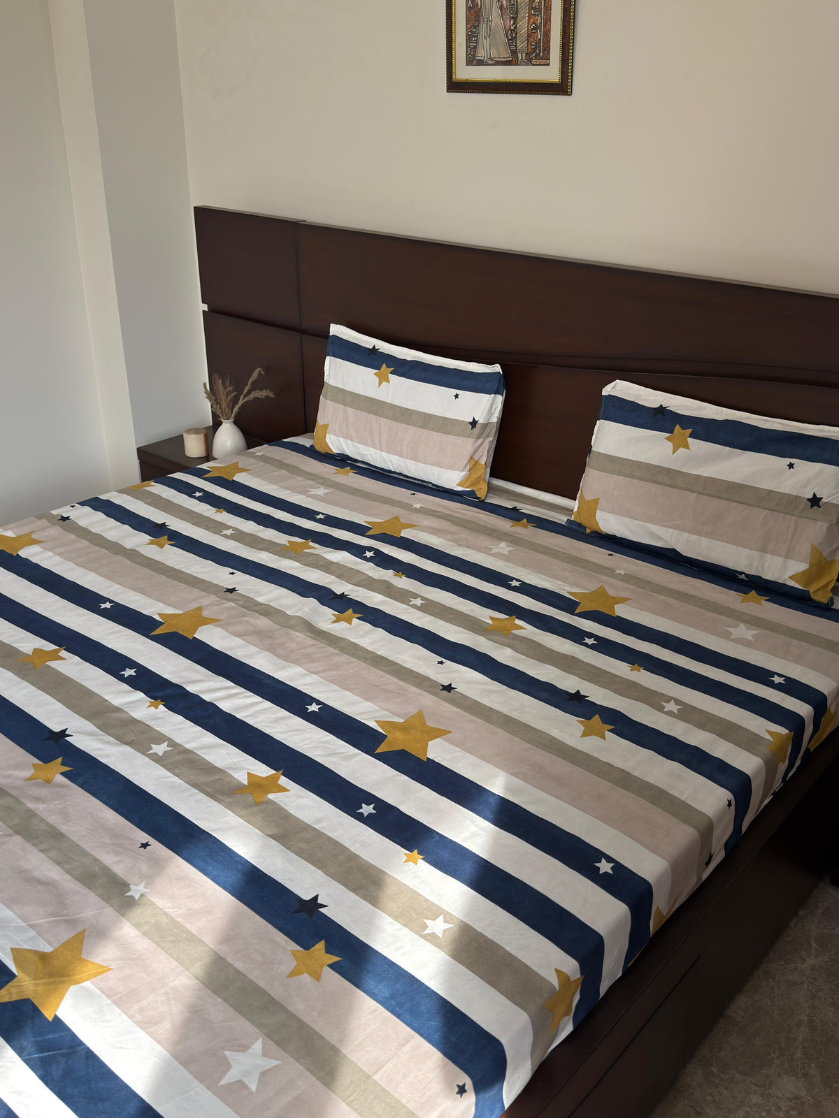 Starry Nights- Elastic Fitted Bedsheet (B1G1)