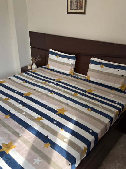 Starry Nights- Elastic Fitted Bedsheet (B1G1)