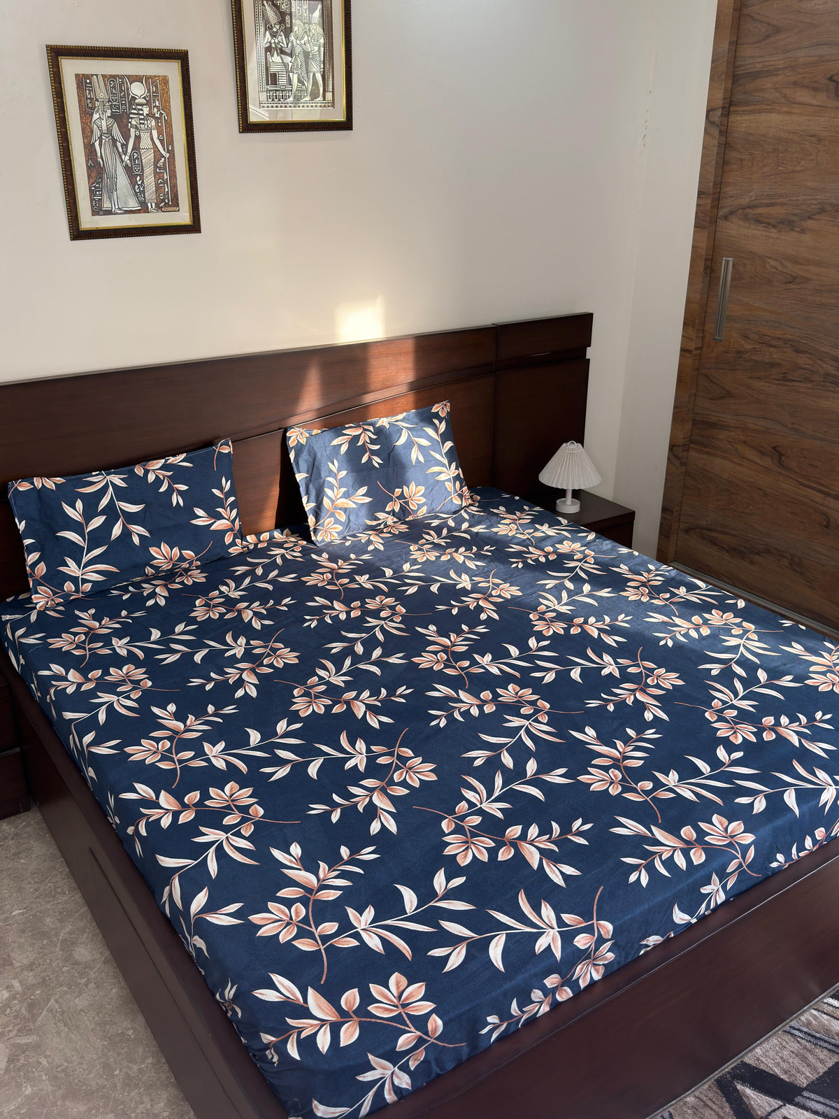 Twilight Bloom- Elastic Fitted Bedsheet (B1G1)