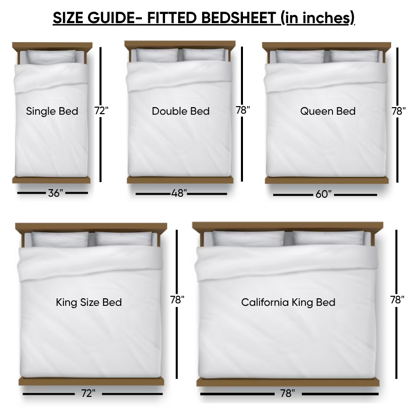 Solid Brown- Winter Elastic Fitted Bedsheet