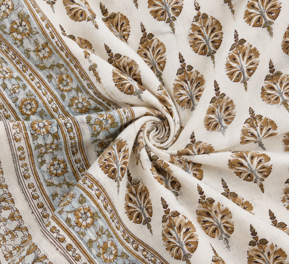 Jharokha Pure Cotton Rajasthani Flat Bedsheet
