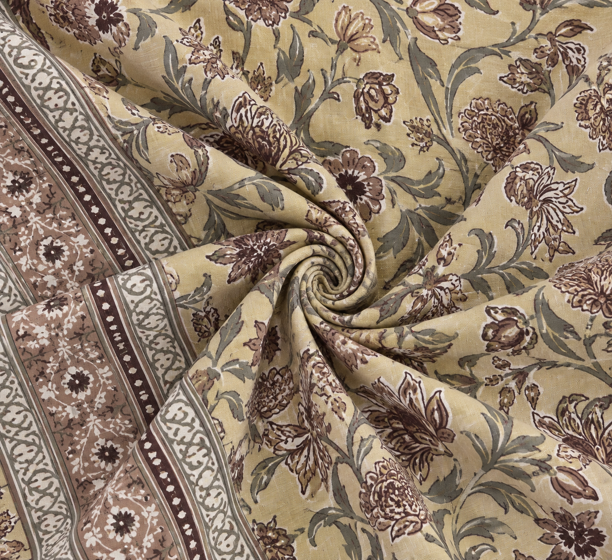 Mehfil Cotton Rajasthani Flat Bedsheet