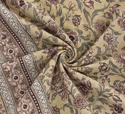 Mehfil Cotton Rajasthani Flat Bedsheet