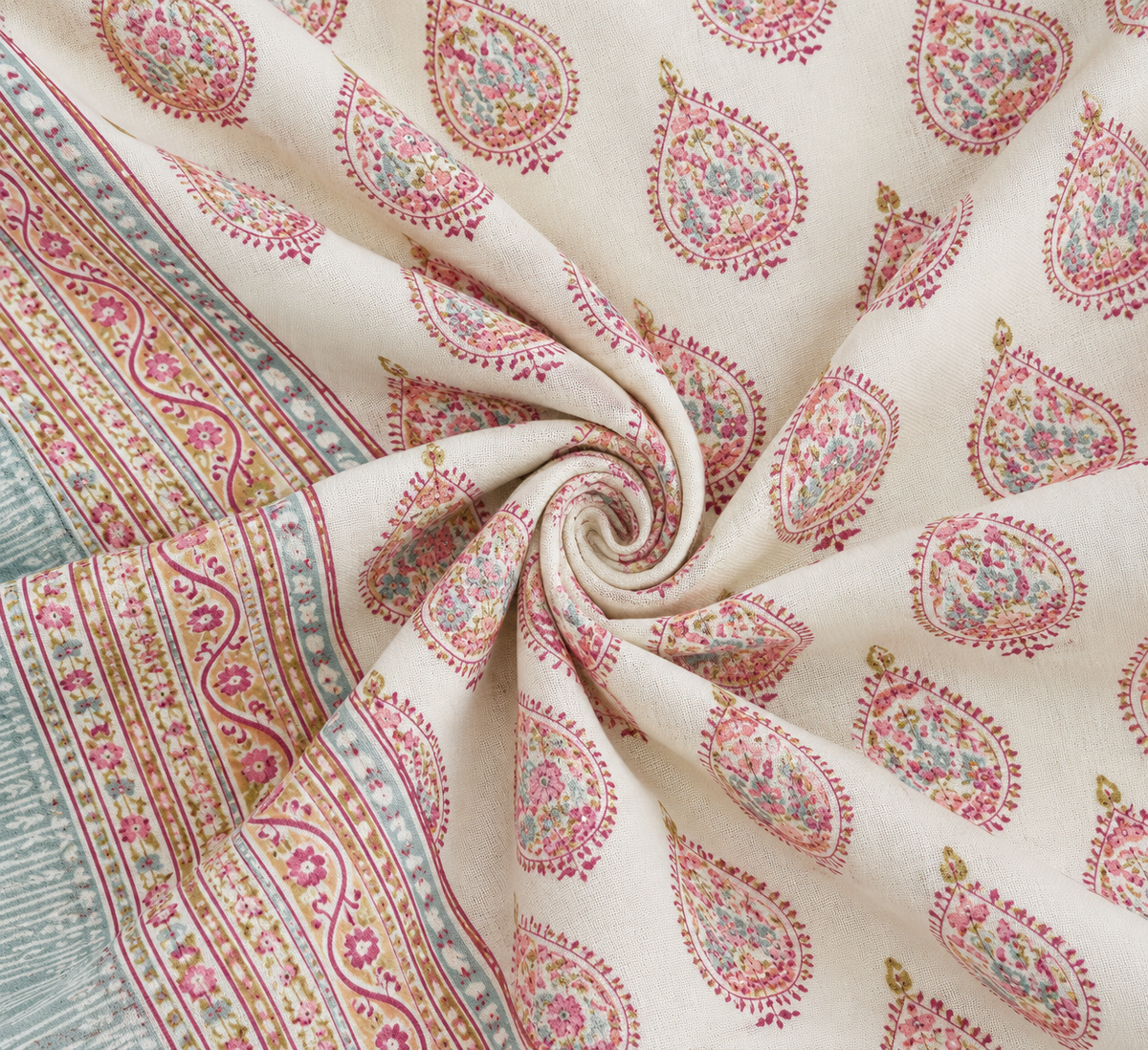 Gulaal Pure Cotton Rajasthani Flat Bedsheet