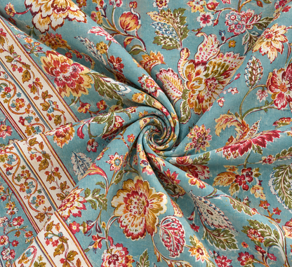 Rangrez Cotton Rajasthani Flat Bedsheet