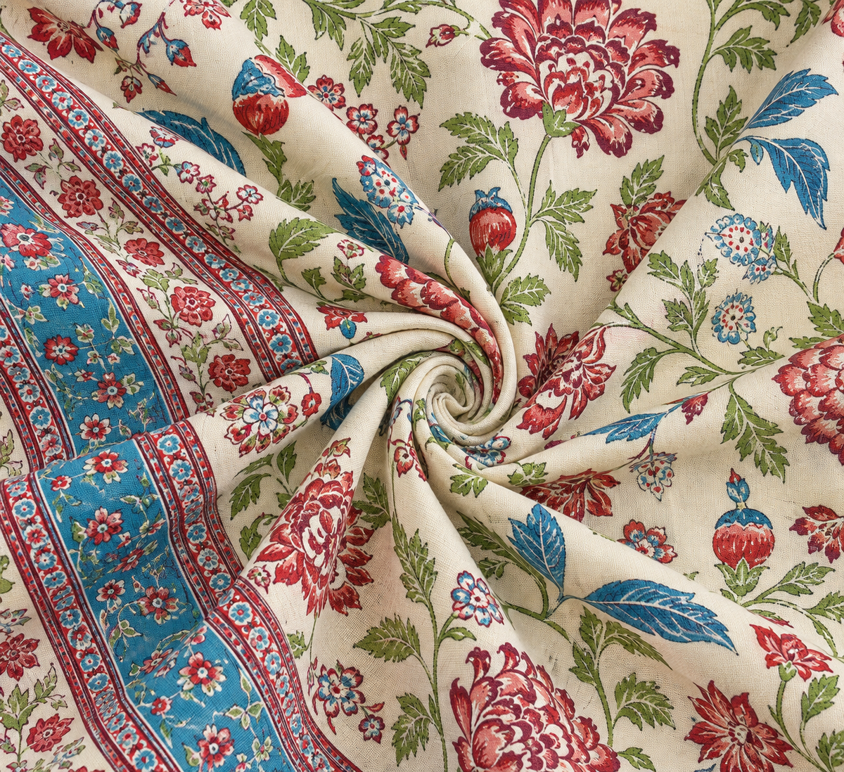 Neel Bagh Cotton Rajasthani Flat Bedsheet